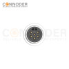 7/8 circular connector male panel - type front - panel installation, 3 - 6 cores wire - welding type, 7/8 - 16UNF