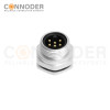 7/8 circular connector male panel - type front - panel installation, 3 - 6 cores wire - welding type, 7/8 - 16UNF