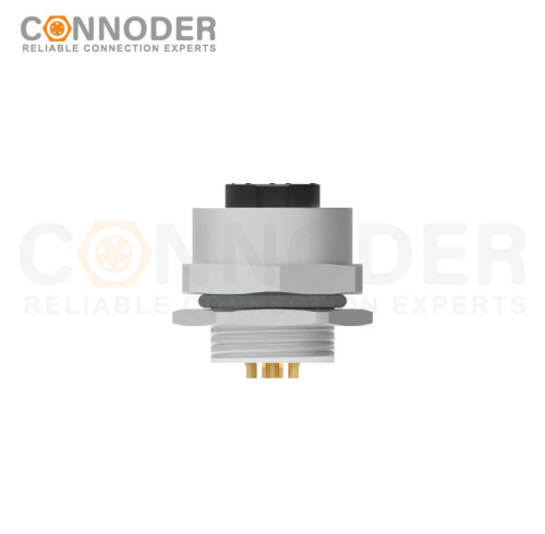 7/8 circular connector female panel - type, front - panel installation, 3 - 6 cores, wire - welding style, 7/8 - 16UNF