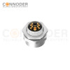 7/8 circular connector female panel - type, front - panel installation, 3 - 6 cores, wire - welding style, 7/8 - 16UNF