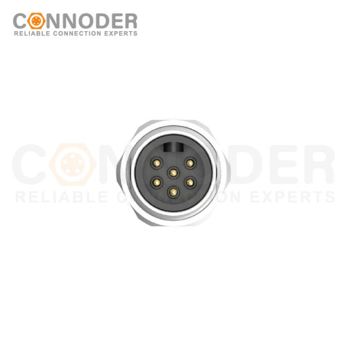 7/8 circular connector male panel - type, rear - panel installation, 3 - 6 cores, wire - welding style, 7/8 - 16UNF
