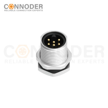 7/8 circular connector male panel - type, rear - panel installation, 3 - 6 cores, wire - welding style, 7/8 - 16UNF