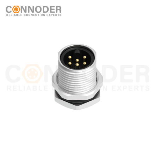 7/8 circular connector male panel - type, rear - panel installation, 3 - 6 cores, wire - welding style, 7/8 - 16UNF