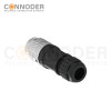 7/8 circular connector male, straight type, plastic - assembled, 3 - 6 cores, screw - type, 7/8 - 16UNF