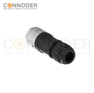 7/8 circular connector female, straight type, plastic - assembled, 3 - 6 cores, screw - type, 7/8 - 16UNF