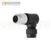 7/8 circular connector male, bent type, plastic - assembled, 3 - 6 cores, screw - type, 7/8 - 16UNF