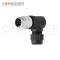 7/8 circular connector male, bent type, plastic - assembled, 3 - 6 cores, screw - type, 7/8 - 16UNF