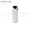 7/8 circular connector male, straight type, metal - assembled, with 3 - 6 cores, screw - type, 7/8 - 16UNF