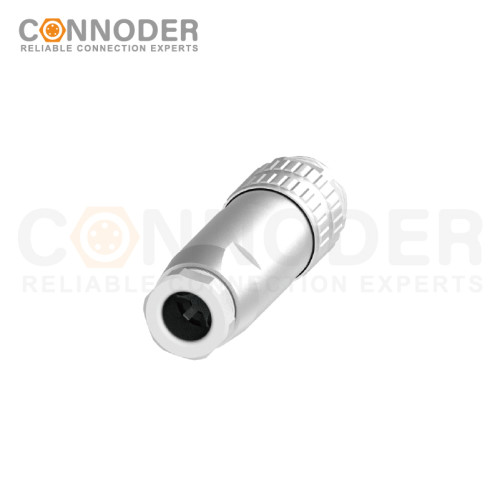 7/8 circular connector male, straight type, metal - assembled, with 3 - 6 cores, screw - type, 7/8 - 16UNF