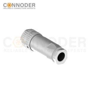 7/8 circular connector female, straight type, metal - assembled, 3 - 6 cores, screw - type, 7/8 - 16UNF