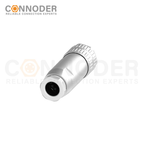7/8 circular connector female, straight type, metal - assembled, 3 - 6 cores, screw - type, 7/8 - 16UNF