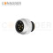 7/8 circular pre - molded plug connector, 3/4/5/6 PIN male, wire - welding type