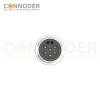 7/8 circular pre - molded plug connector, 3/4/5/6 PIN male, wire - welding type