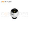7/8 circular pre - molded plug connector, 3/4/5/6 PIN male, wire - welding type