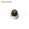7/8 circular pre - molded plug connector, 3/4/5/6 PIN female, wire - welding type