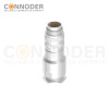 M16 circular connector male end - full metal housing, M16×0.75, PG13.5