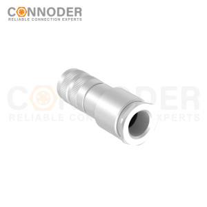 M16 circular connector female end - full metal housing, M16×0.75, PG13.5