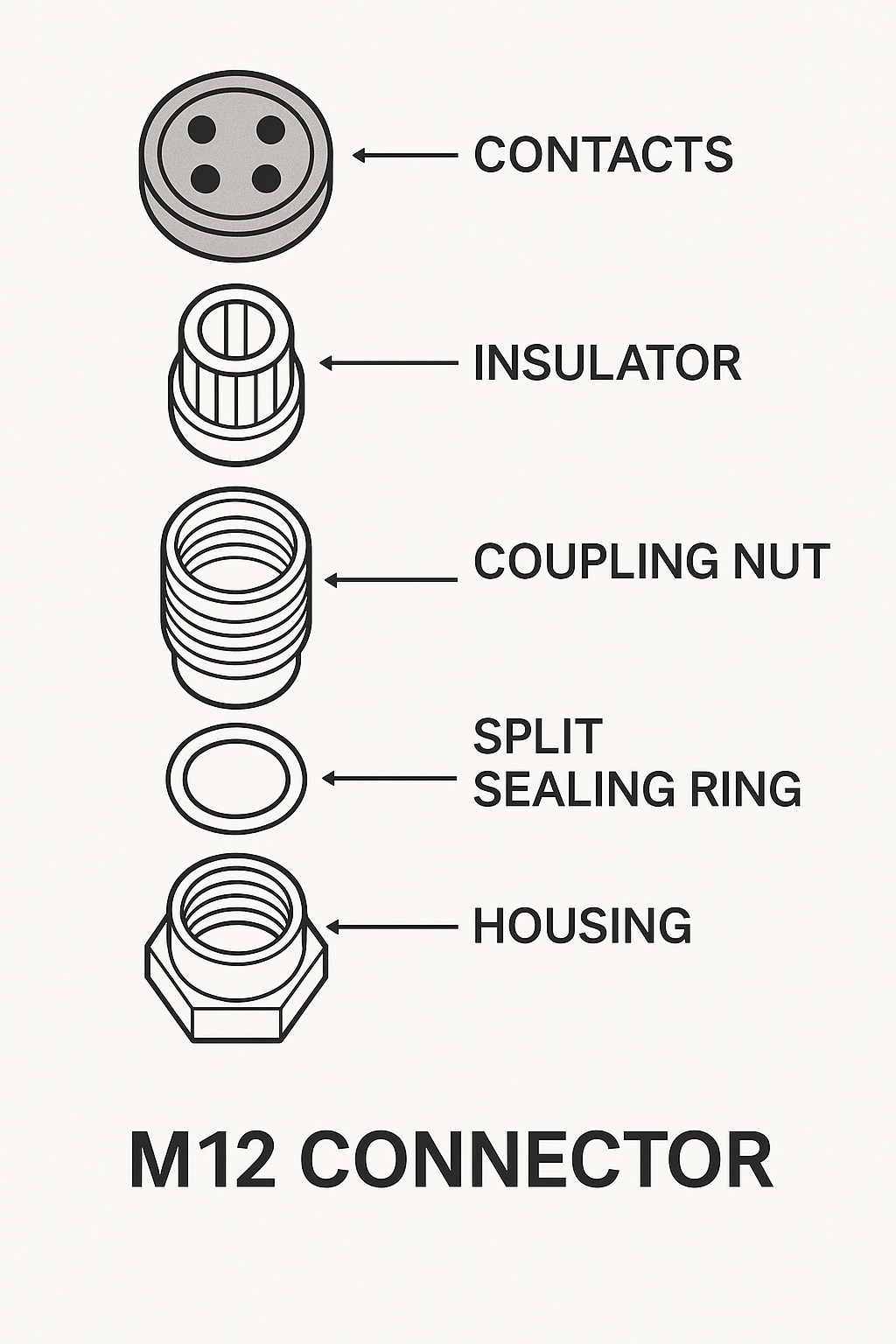 Wiggle test of M12 connector