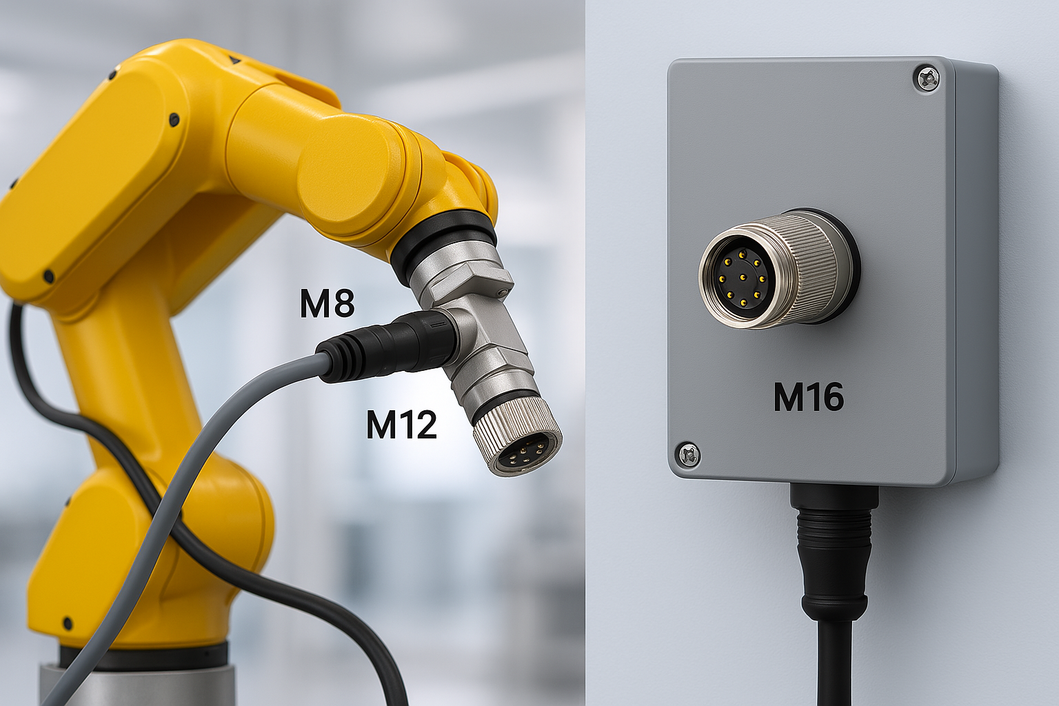 Connector in power system or robotic application