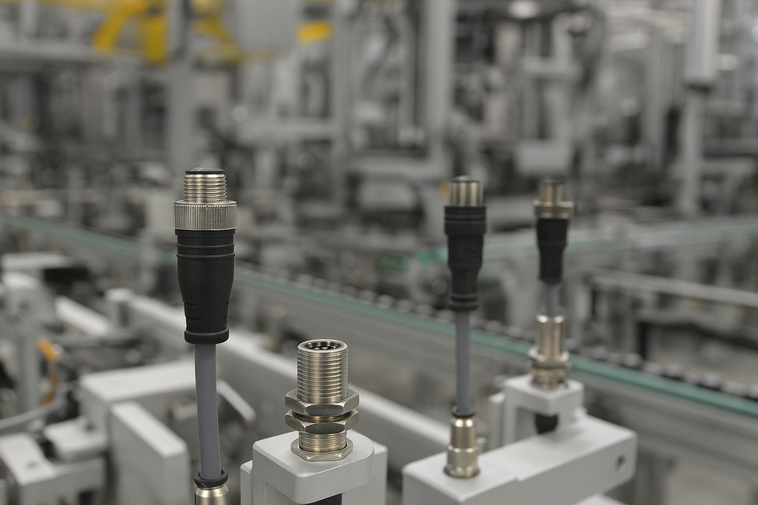 M8 M12 M16 connector used in factory automation