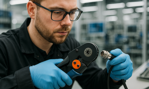 Key points of M16 connector terminal crimping technology