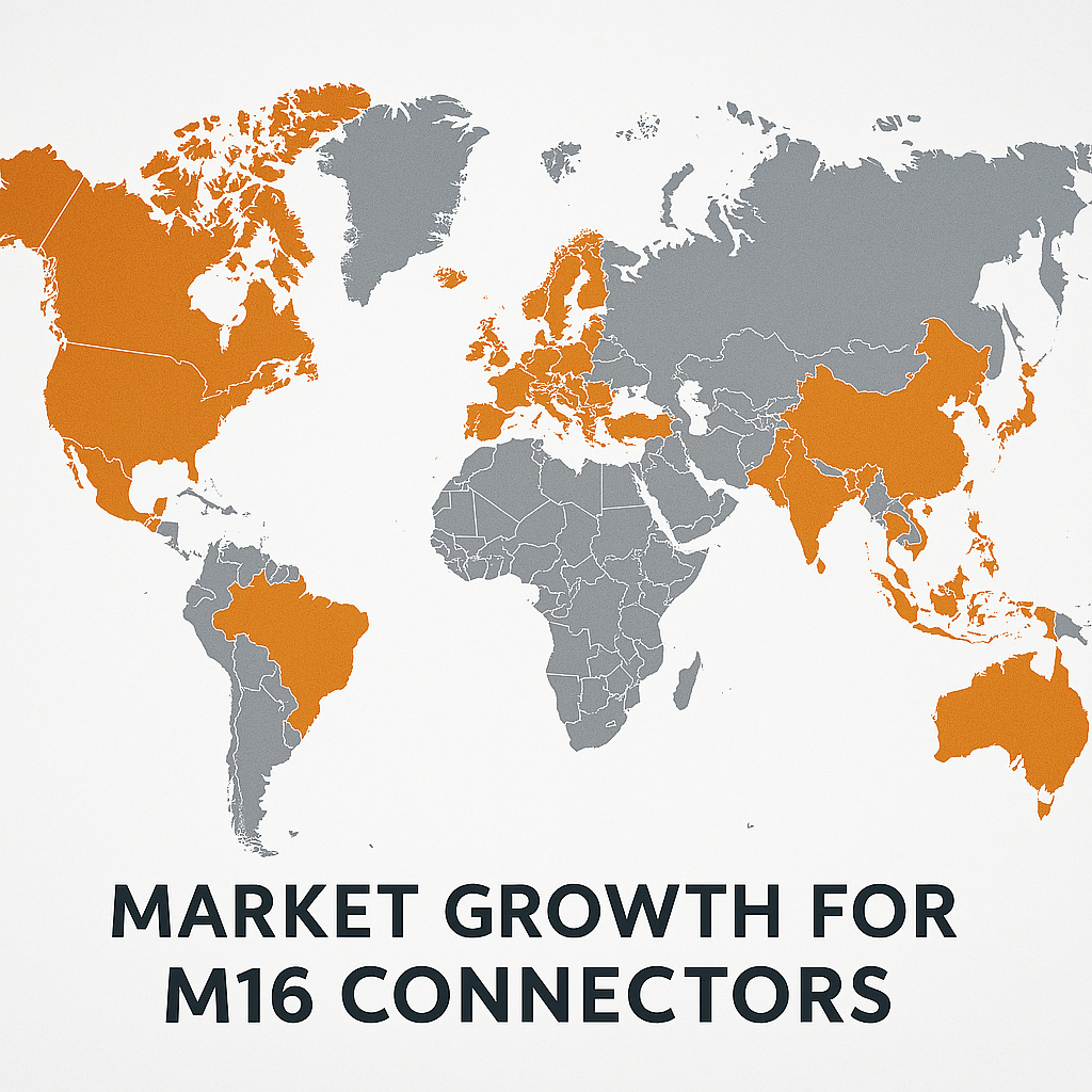 Market growth chart for circular connectors