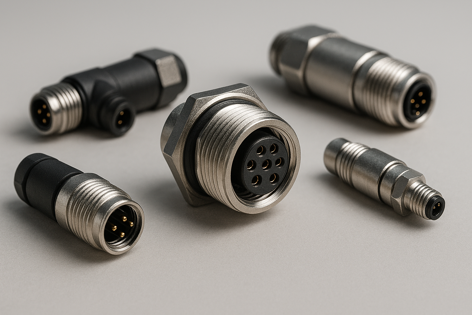 High-precision display of M8/M12/M16 connectors