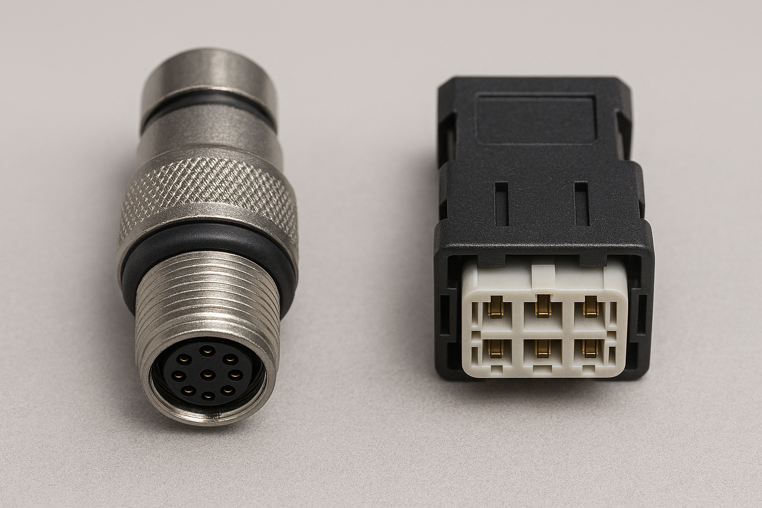 Comparison between circular connectors and rectangular connectors