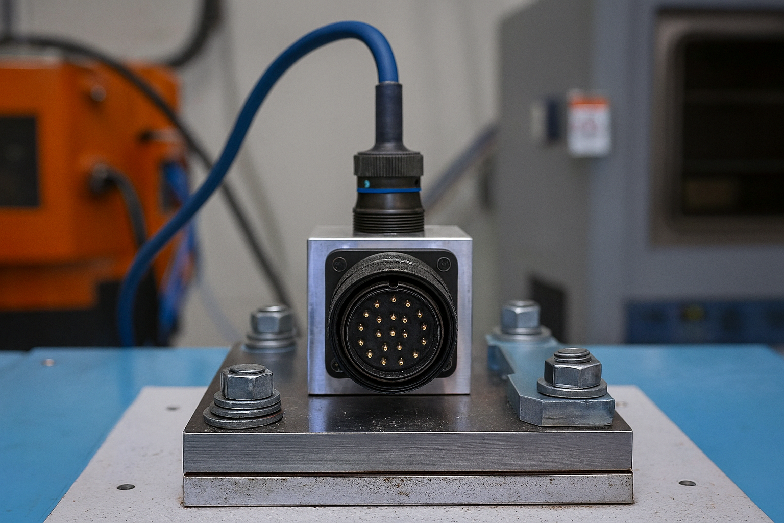 Figure: Connoder M16 connector solutions integrated into avionics and telemetry systems