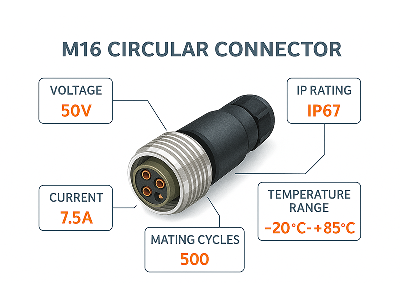 M16 Circular Connectors 