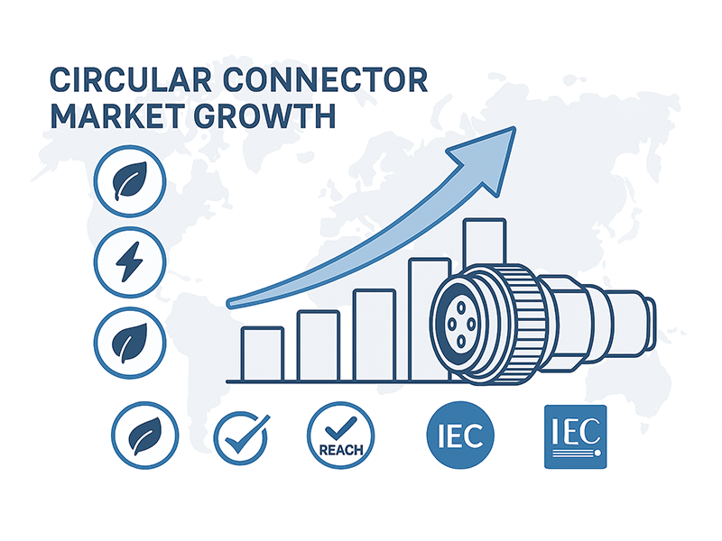 The growth situation of the M16 circular connector market