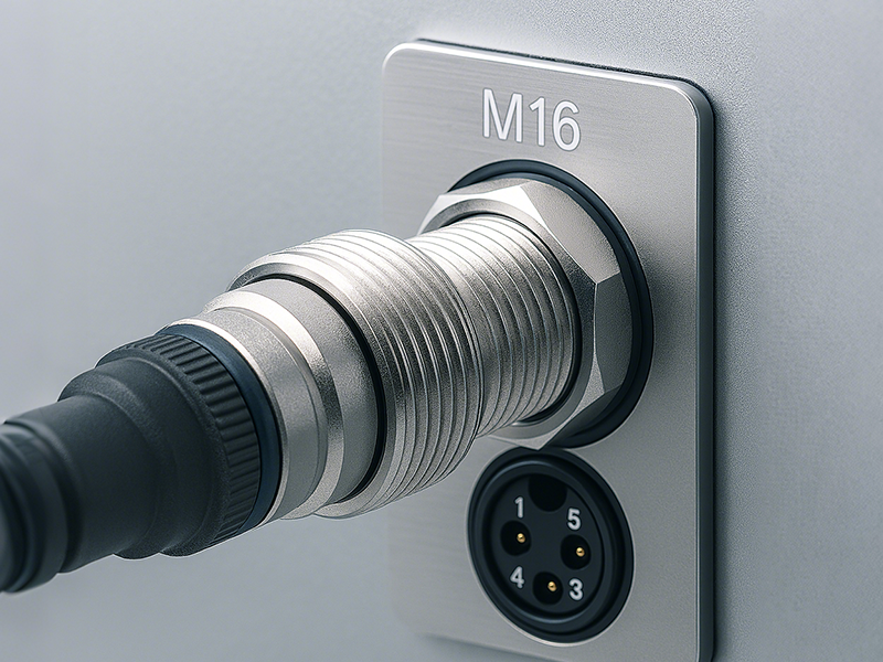 M16 connector panel installation