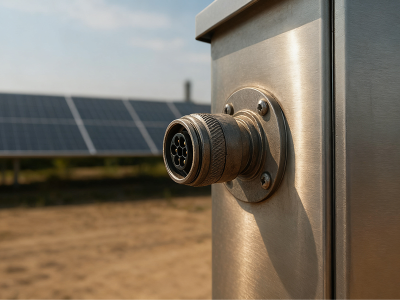 The application of M16 circular connectors in outdoor industrial environments