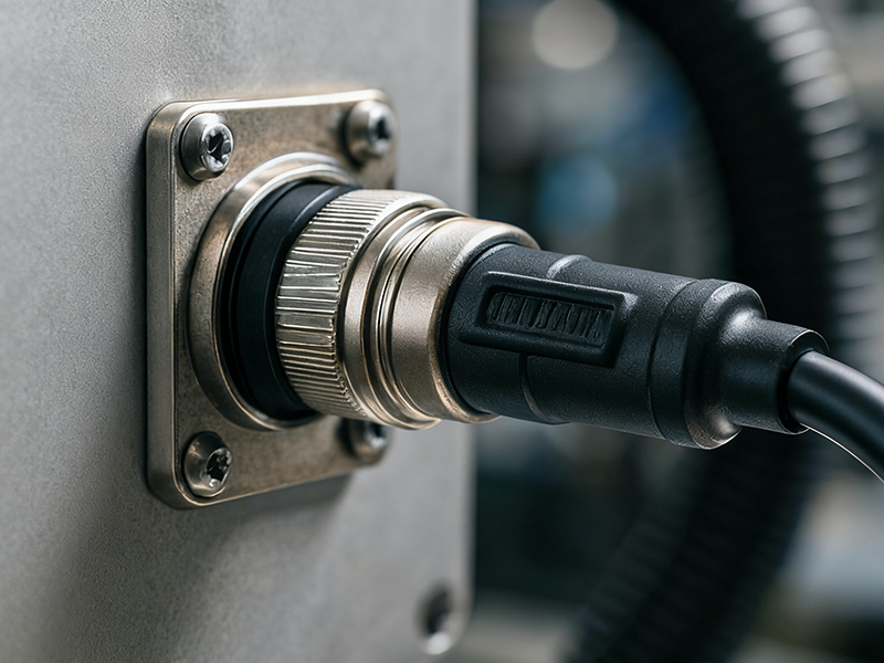 M16 connector applied in industrial robotics