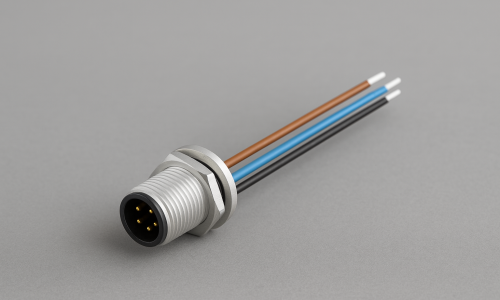 High - temperature resistant M12 circular connector (-40°C to +85°C)