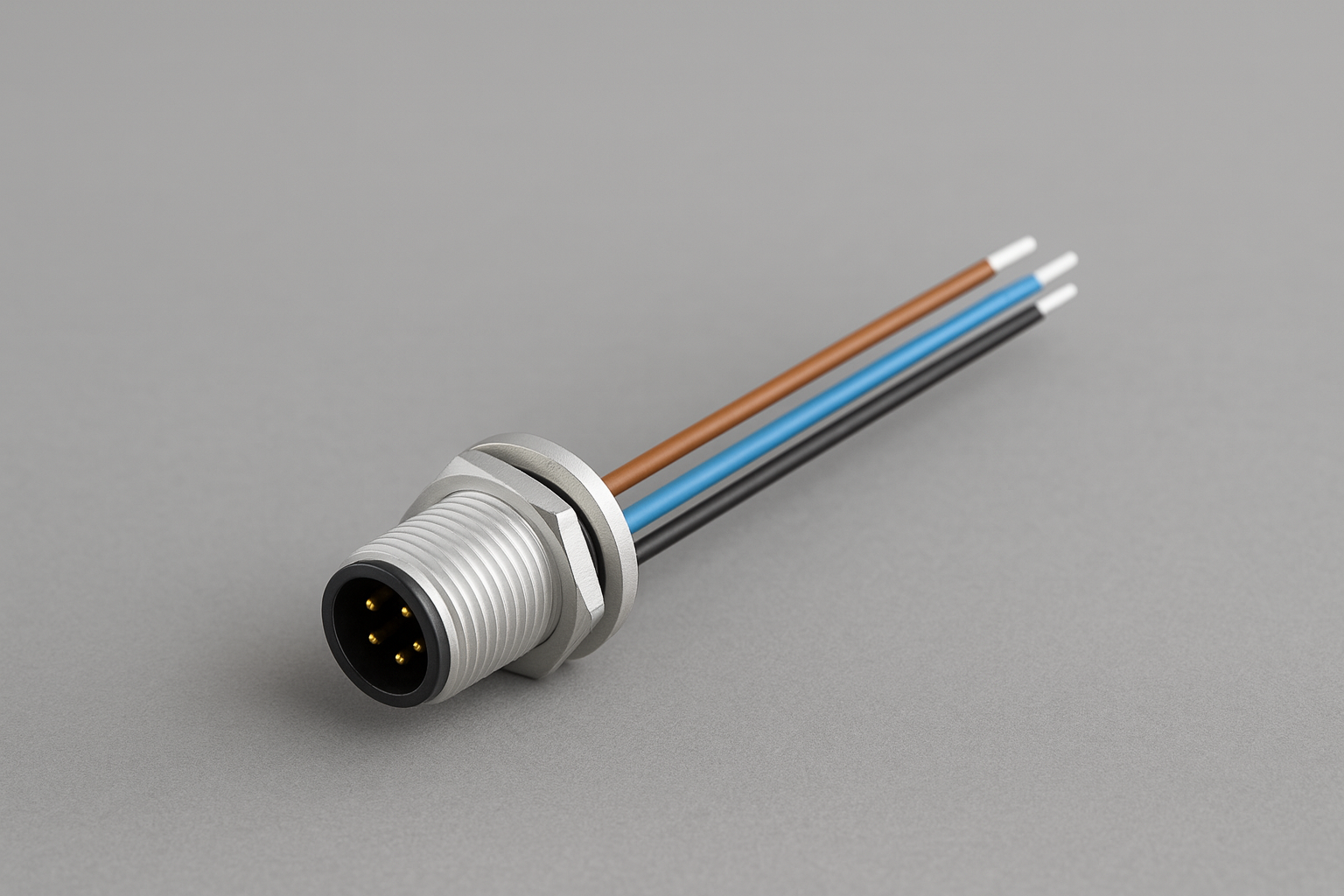 High - temperature resistant M12 circular connector (-40°C to +85°C)