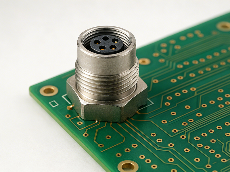 Wiring diagram of M9 circular connector for PCB