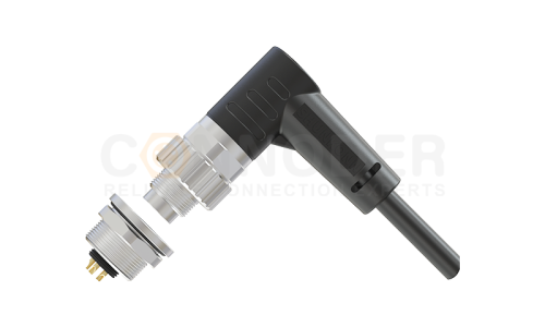 Case of M9 Circular Connector Connecting with Industrial Sensor Solution