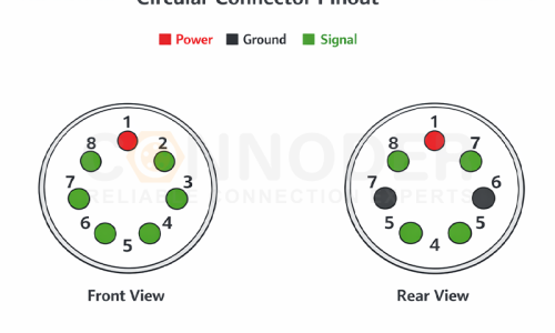 Pin - out Definition Diagrams of Circular Connectors: How Can Beginners Quickly Identify Pin - out Orders and Wiring?