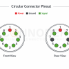 Pin - out Definition Diagrams of Circular Connectors: How Can Beginners Quickly Identify Pin - out Orders and Wiring?