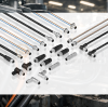 What are the differences between surface - mount and through - hole soldering installation methods for connectors?