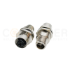 What is the maximum current rating for M12 connectors?