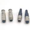 What is the basic structure of the M-series circular connector?