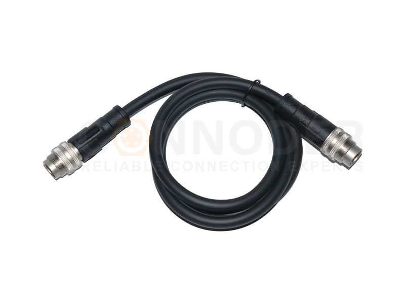 How is an integrated injection-molded circular connector manufactured?