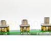 What is the shielding principle of the M series circular connectors?