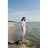 Linen Dress, Resort Style Dresses | Medium-Length Cotton Linen | For Beach, Traveling Support OEM