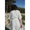 Linen Dress, Resort Style Dresses | Medium-Length Cotton Linen | For Beach, Traveling Support OEM