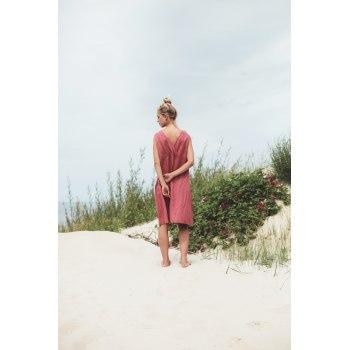 Manufacturer | Bulk Sourcing Linen Mini Dress | Cotton & Linen Blend | OEM Customized