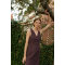 OEM Customized|Personalized Design Linen Midi Dress|Cotton & Linen Blend|Manufacturer