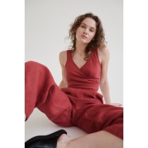 Factory production|Linen 2-piece set|Cotton and linen blend|Customized